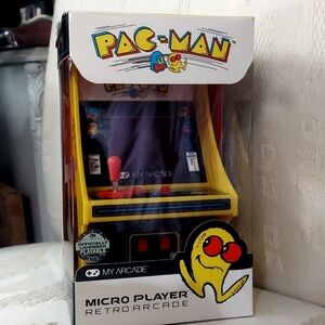 My Arcade Pac-Man Micro Player Pro 6.75" Mini Arcade Machine New